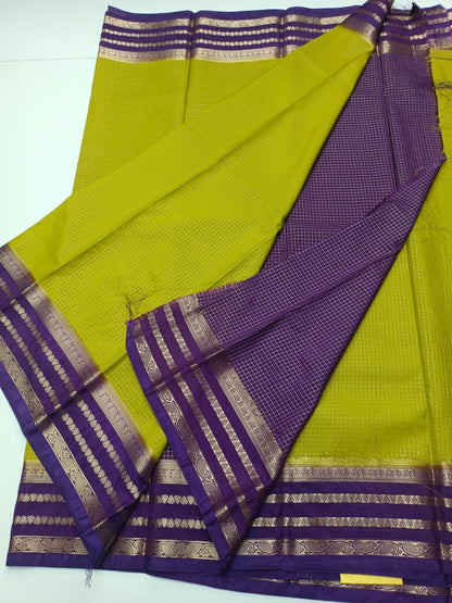 SEMI CREPE SILK SAREE - B S CHANNABASAPPA & SONS