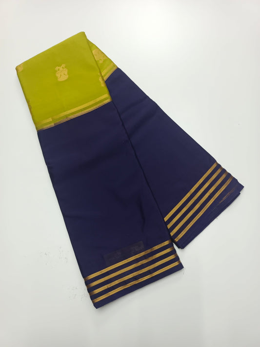 2D SEMI CREPE SILK SAREE - B S CHANNABASAPPA & SONS