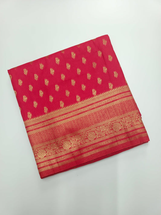 FANCY SOFT SILK SAREE - B S CHANNABASAPPA & SONS