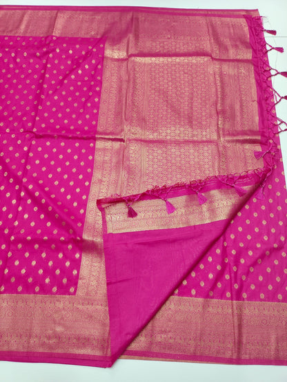 FANCY SOFT SILK SAREE - B S CHANNABASAPPA & SONS