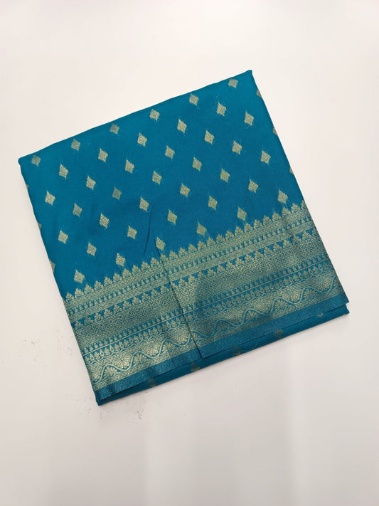 FANCY SOFT SILK SAREE - B S CHANNABASAPPA & SONS