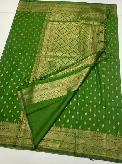 FANCY SOFT SILK SAREE - B S CHANNABASAPPA & SONS