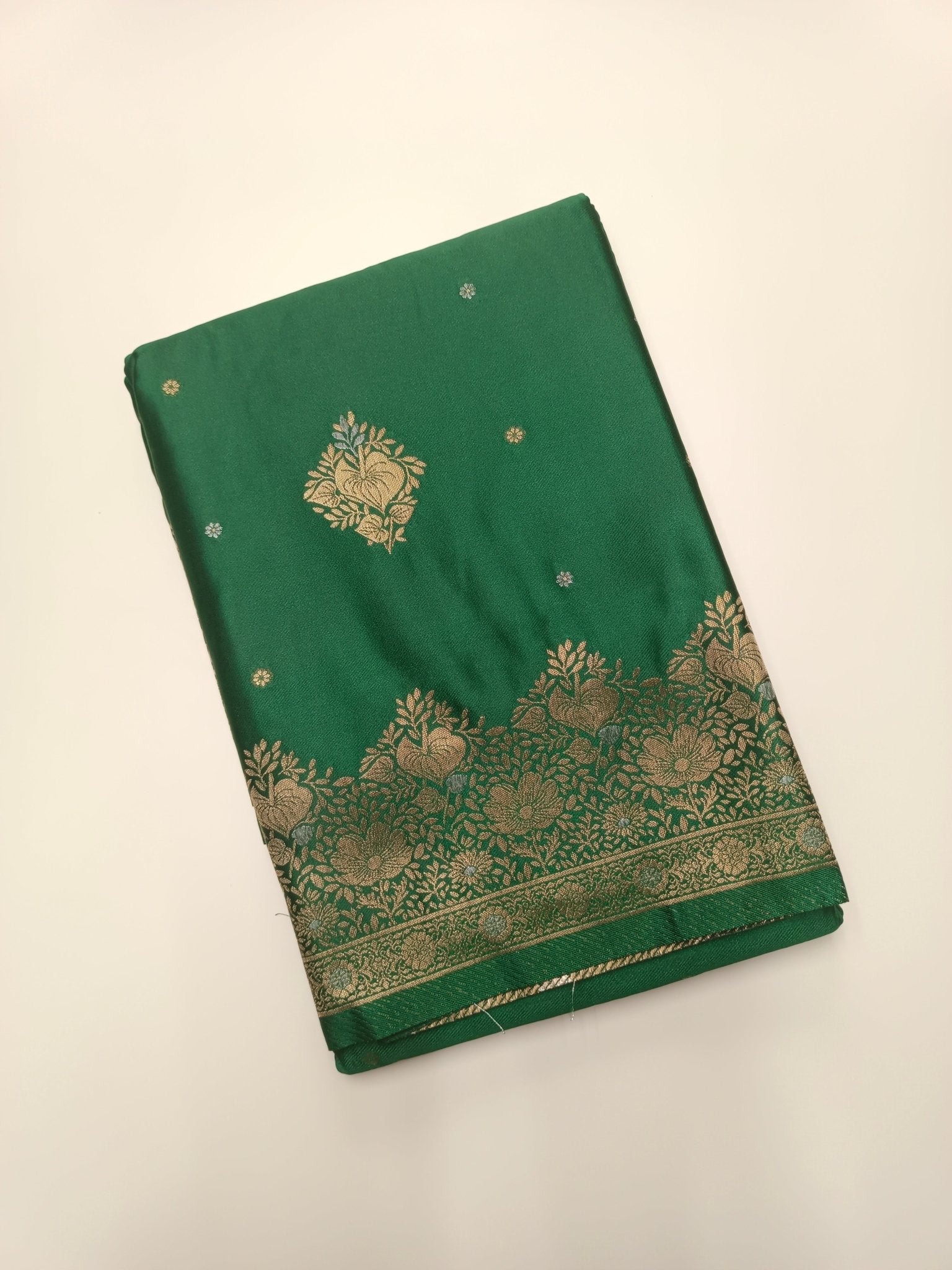 SATIN CREPE SILK SAREE - B S CHANNABASAPPA & SONS