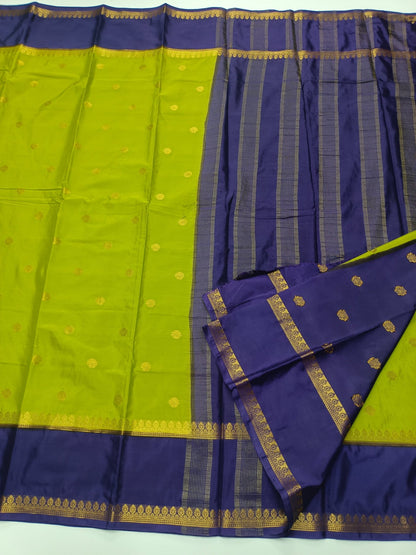 SEMI CREPE SILK SAREE - B S CHANNABASAPPA & SONS