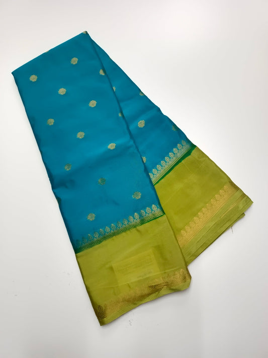 SEMI CREPE SILK SAREE - B S CHANNABASAPPA & SONS