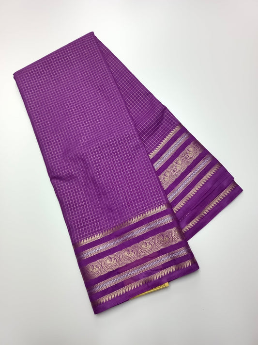 SEMI CREPE SILK SAREE - B S CHANNABASAPPA & SONS