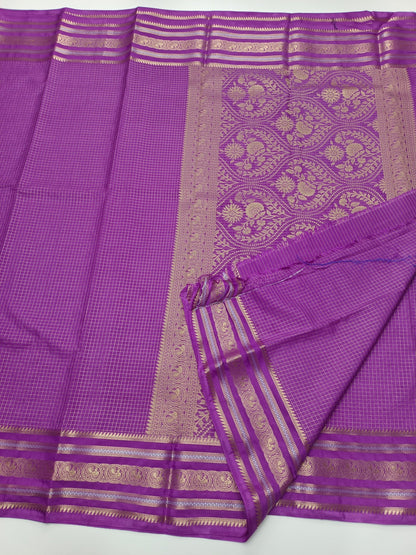 SEMI CREPE SILK SAREE - B S CHANNABASAPPA & SONS