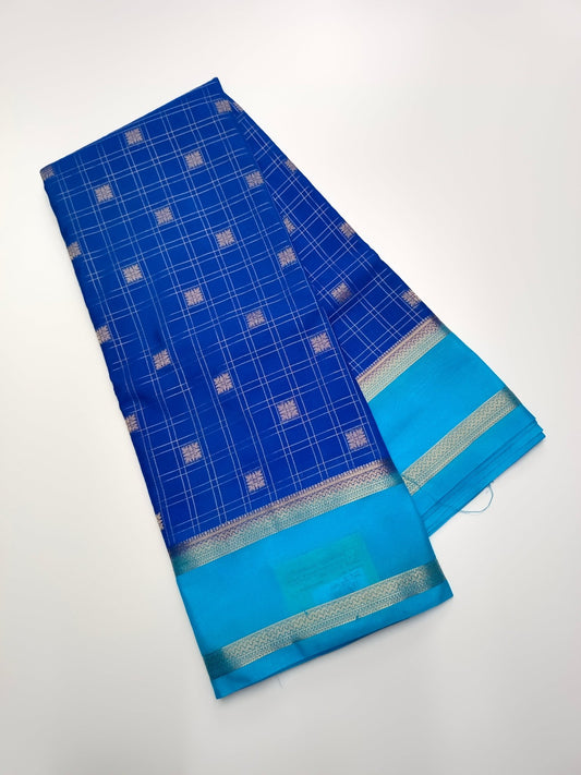 SEMI CREPE SILK SAREE - B S CHANNABASAPPA & SONS