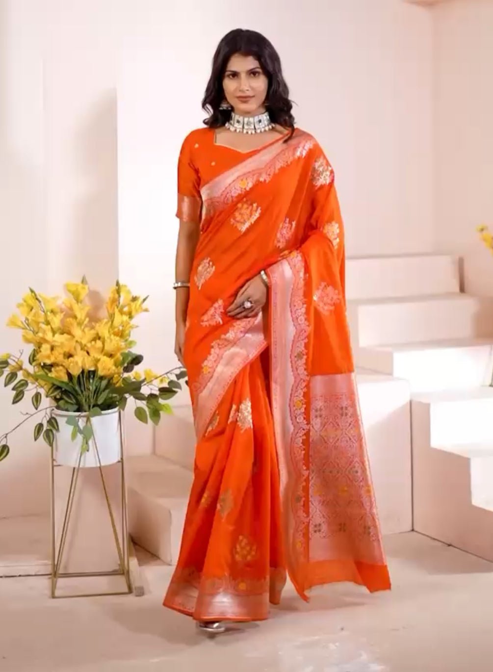 FANCY SILK SAREE - B S CHANNABASAPPA & SONS