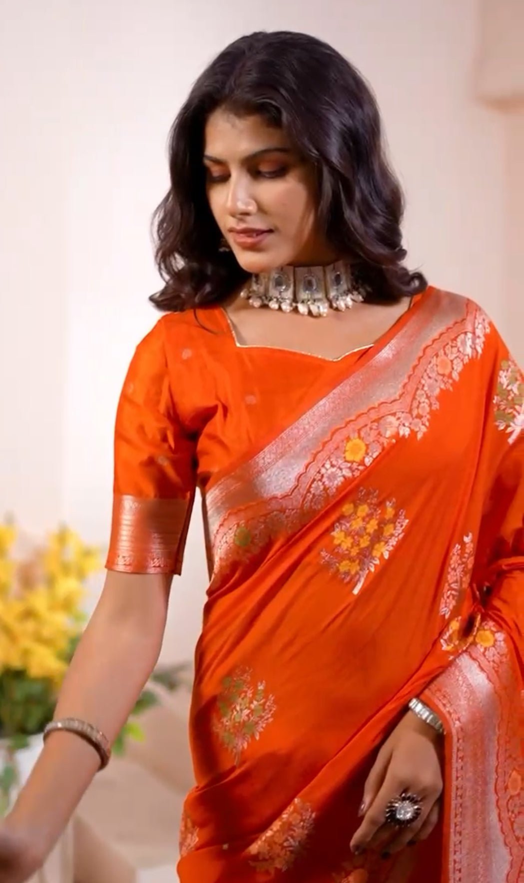 FANCY SILK SAREE - B S CHANNABASAPPA & SONS