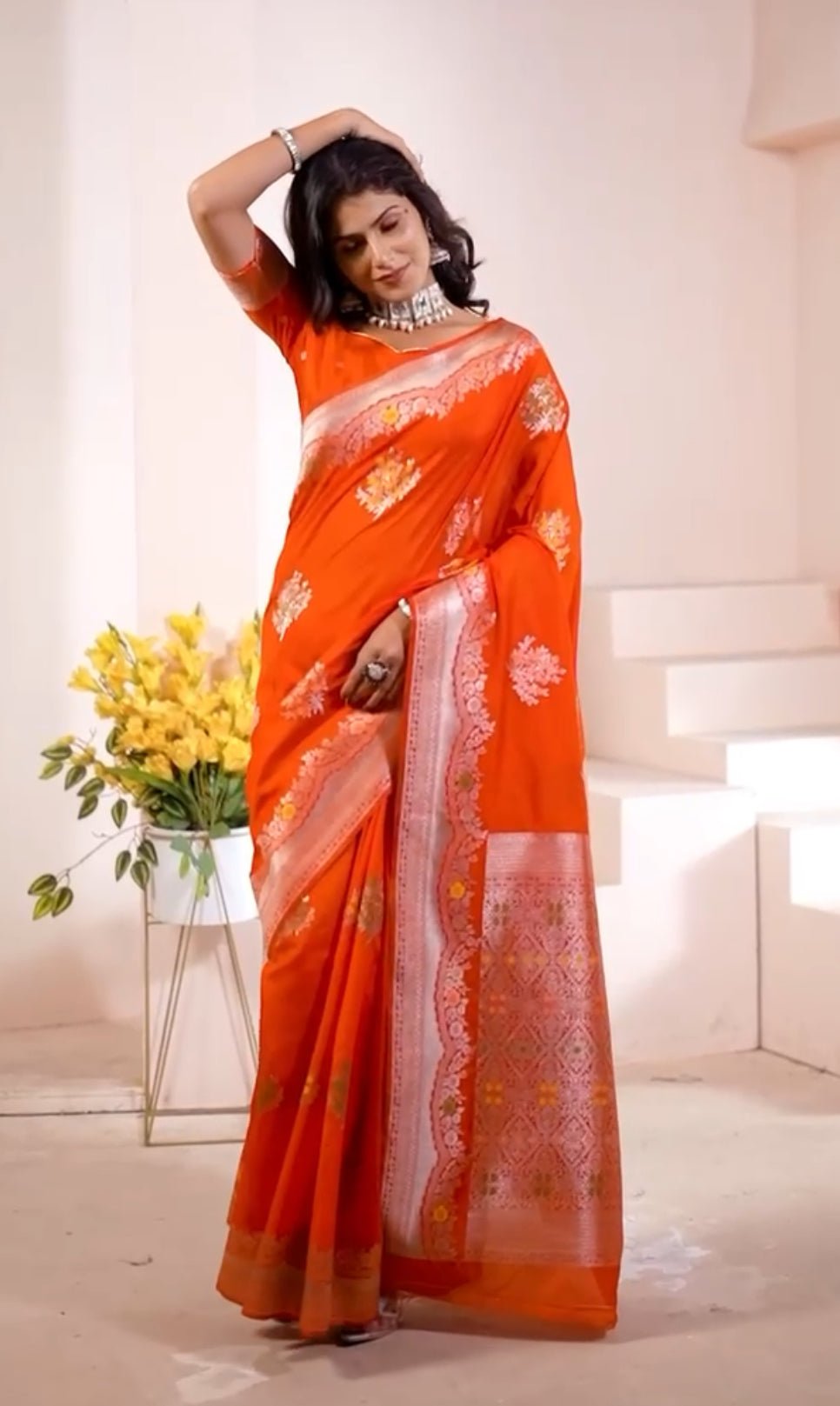 FANCY SILK SAREE - B S CHANNABASAPPA & SONS
