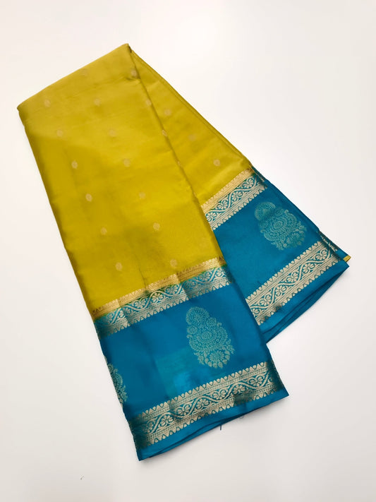 SEMI CREPE SILK SAREE - B S CHANNABASAPPA & SONS