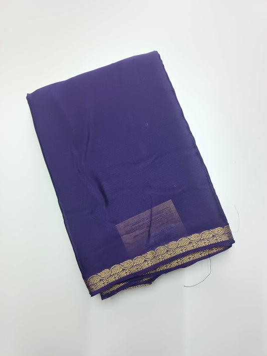 SEMI CREPE SILK SAREE - B S CHANNABASAPPA & SONS