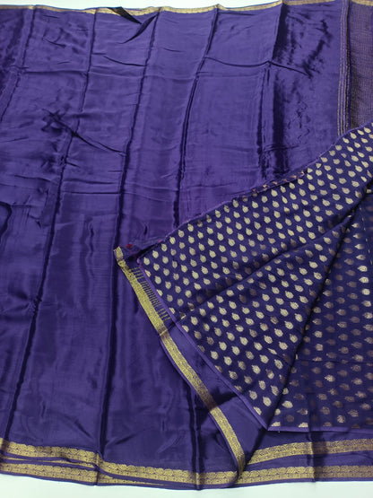 SEMI CREPE SILK SAREE - B S CHANNABASAPPA & SONS