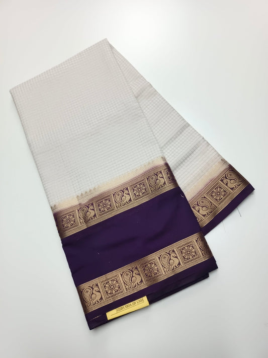 SEMI CREPE SILK SAREE - B S CHANNABASAPPA & SONS