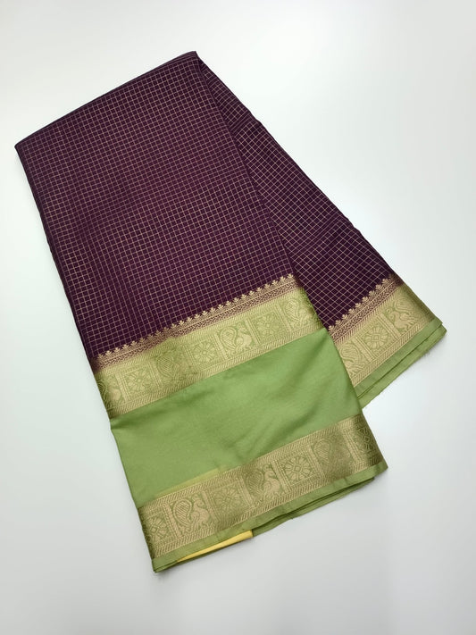 SEMI CREPE SILK SAREE - B S CHANNABASAPPA & SONS