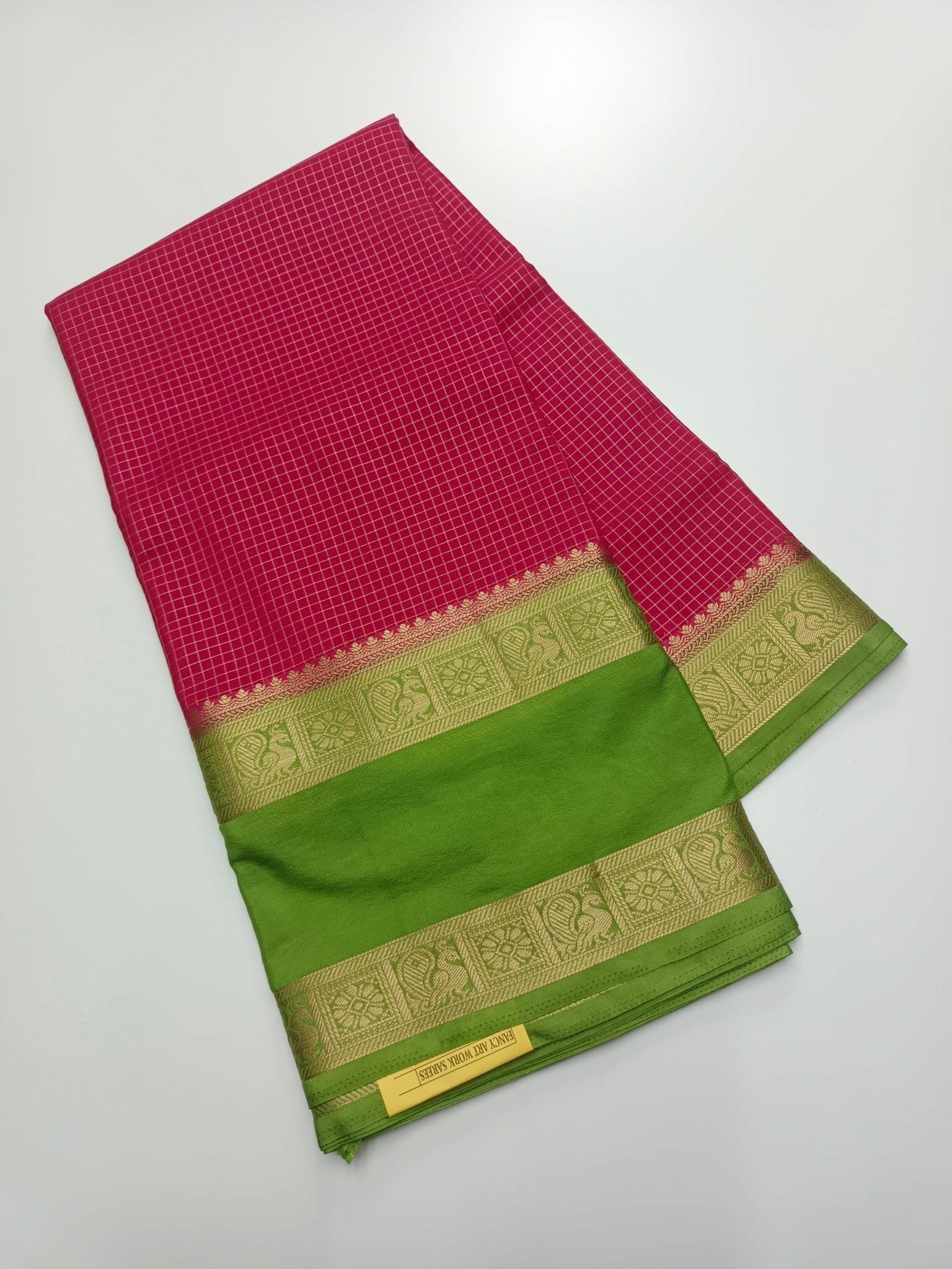 SEMI CREPE SILK SAREE - B S CHANNABASAPPA & SONS