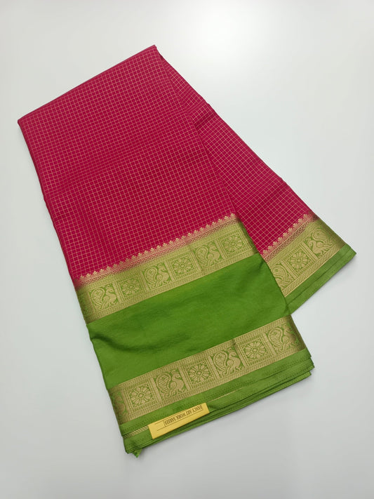 SEMI CREPE SILK SAREE - B S CHANNABASAPPA & SONS