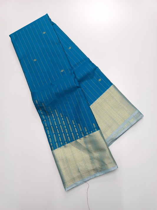 KANCHIPURAM SEMI SILK SAREE - B S CHANNABASAPPA & SONS