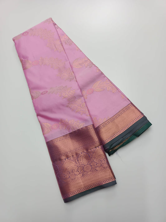 KANCHIPURAM SEMI SILK SAREE - B S CHANNABASAPPA & SONS