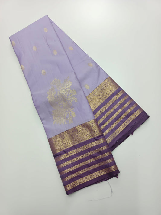 KANCHIPURAM SEMI SILK SAREE - B S CHANNABASAPPA & SONS