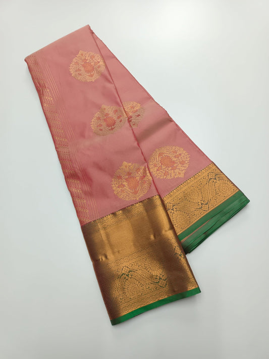 KANCHIPURAM SEMI SILK SAREE - B S CHANNABASAPPA & SONS