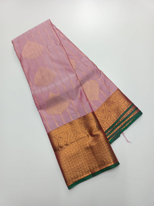 KANCHIPURAM SEMI SILK SAREE - B S CHANNABASAPPA & SONS