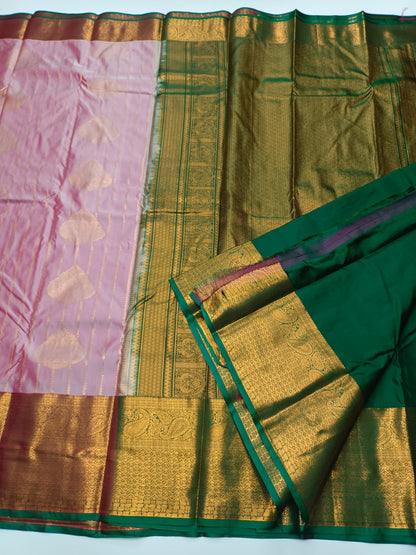 KANCHIPURAM SEMI SILK SAREE - B S CHANNABASAPPA & SONS
