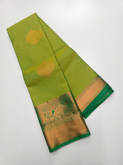 KANCHIPURAM SEMI SILK SAREE - B S CHANNABASAPPA & SONS
