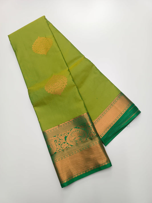 KANCHIPURAM SEMI SILK SAREE - B S CHANNABASAPPA & SONS