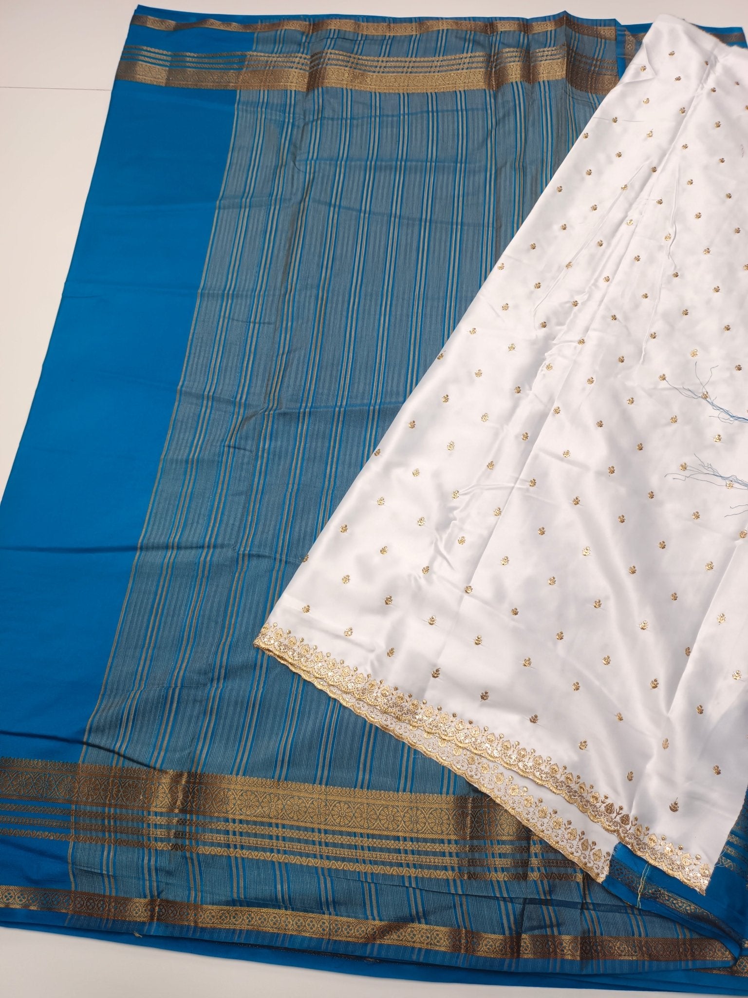 SEMI CREPE SILK SAREE - B S CHANNABASAPPA & SONS