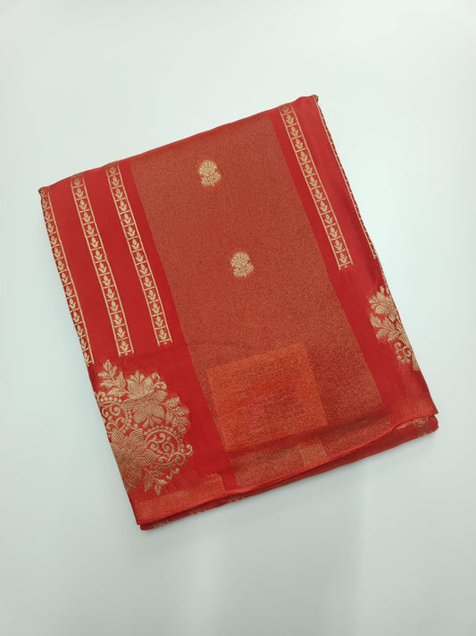 ORGANZA CREPE SILK SAREE - B S CHANNABASAPPA & SONS