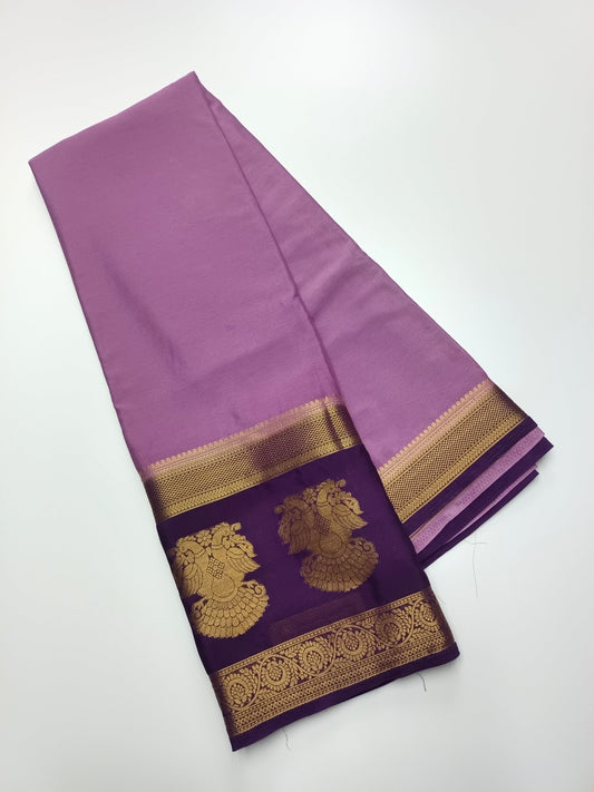 SEMI CREPE SILK SAREE - B S CHANNABASAPPA & SONS