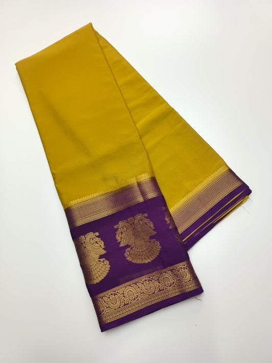 SEMI CREPE SILK SAREE - B S CHANNABASAPPA & SONS