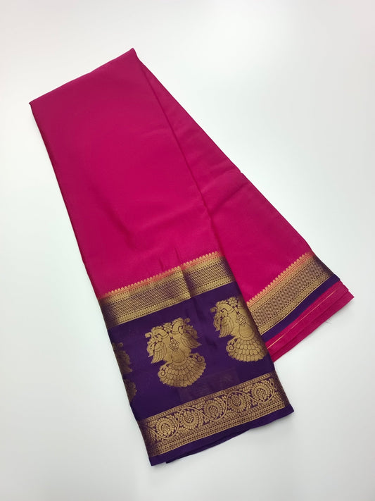 SEMI CREPE SILK SAREE - B S CHANNABASAPPA & SONS