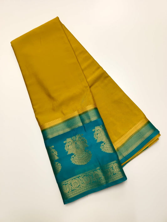SEMI CREPE SILK SAREE - B S CHANNABASAPPA & SONS