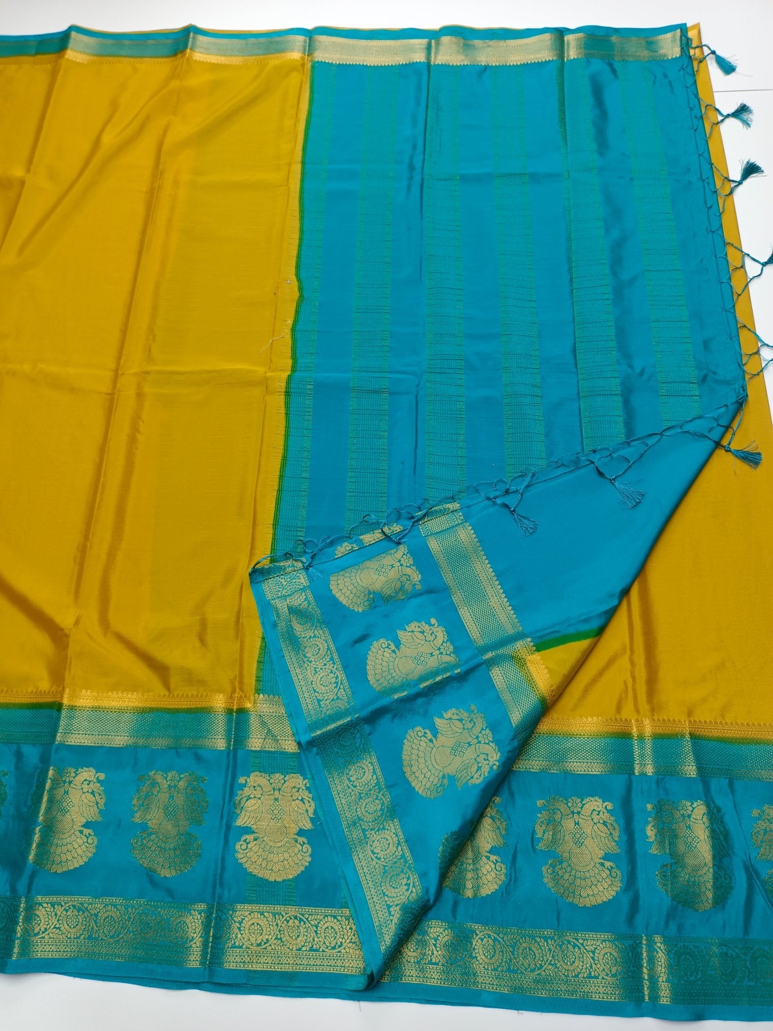 SEMI CREPE SILK SAREE - B S CHANNABASAPPA & SONS