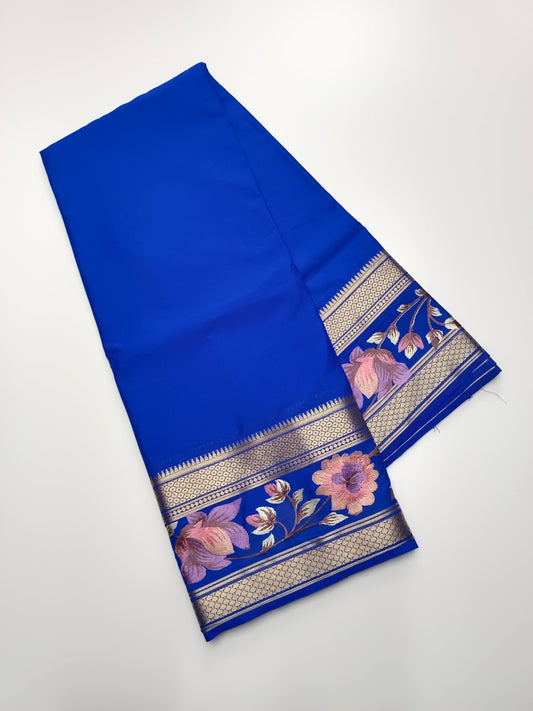 SEMI CREPE SILK SAREE - B S CHANNABASAPPA & SONS