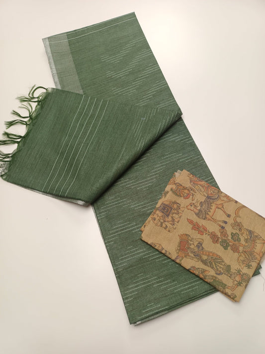 BHAGALPURI COTTON SAREE - B S CHANNABASAPPA & SONS