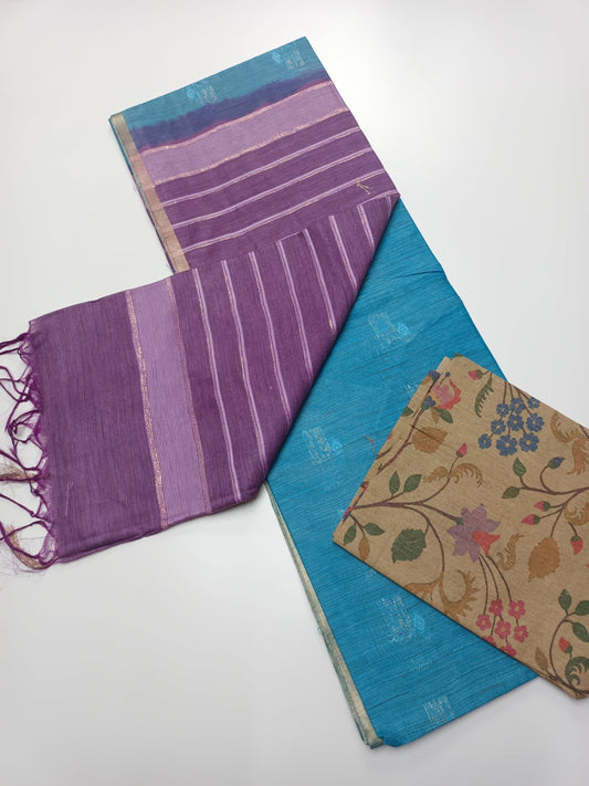 BHAGALPURI COTTON SAREE - B S CHANNABASAPPA & SONS