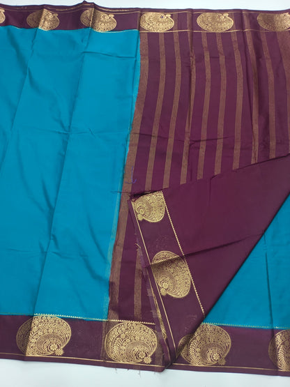 ART CREPE SILK SAREE - B S CHANNABASAPPA & SONS