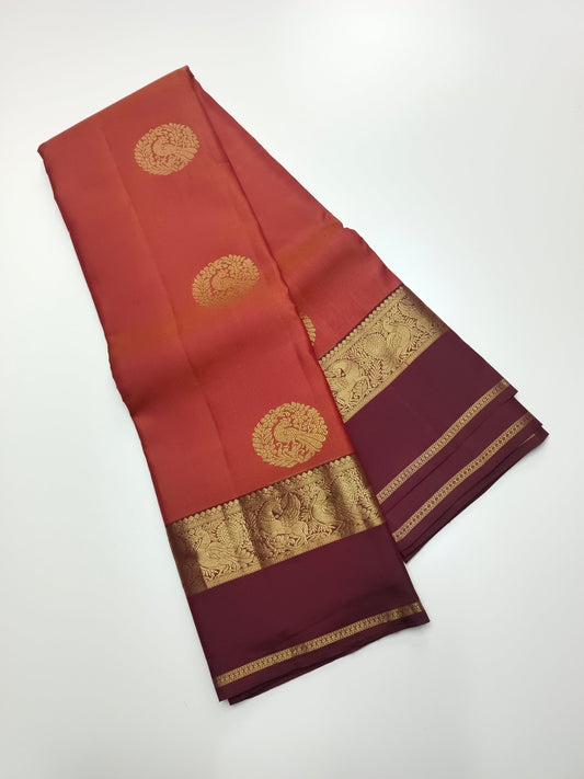 KANCHIPURAM PURE SILK SAREE - B S CHANNABASAPPA & SONS