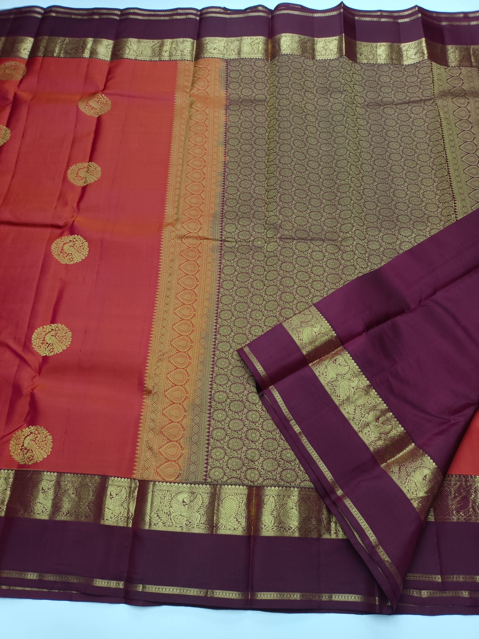 KANCHIPURAM PURE SILK SAREE - B S CHANNABASAPPA & SONS