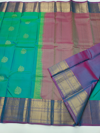 KANCHIPURAM PURE SILK SAREE - B S CHANNABASAPPA & SONS
