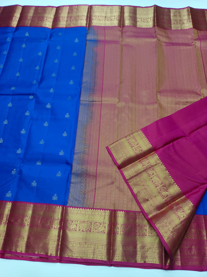 KANCHIPURAM PURE SILK SAREE - B S CHANNABASAPPA & SONS