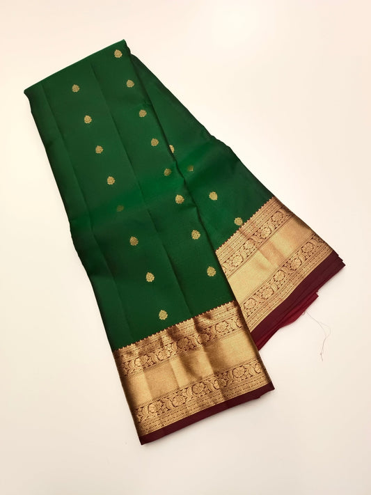 KANCHIPURAM PURE SILK SAREE - B S CHANNABASAPPA & SONS
