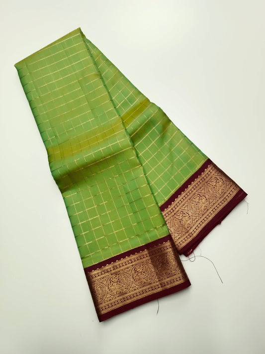 KANCHIPURAM PURE SILK SAREE - B S CHANNABASAPPA & SONS