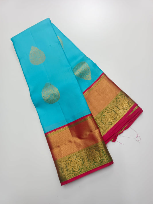 KANCHIPURAM PURE SILK SAREE - B S CHANNABASAPPA & SONS