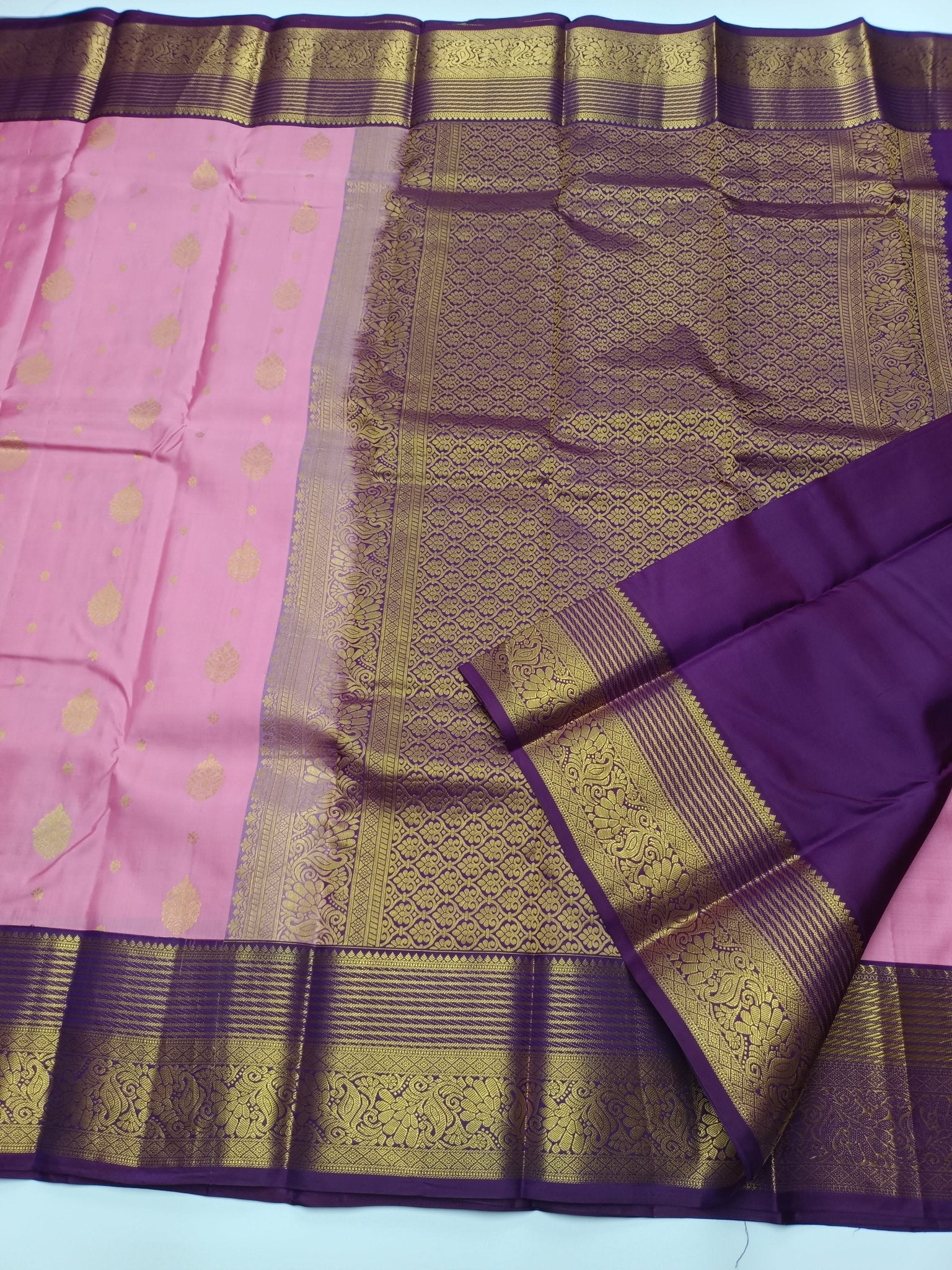 KANCHIPURAM PURE SILK SAREE - B S CHANNABASAPPA & SONS
