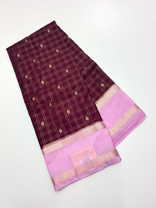 SEMI CREPE SILK SAREE - B S CHANNABASAPPA & SONS